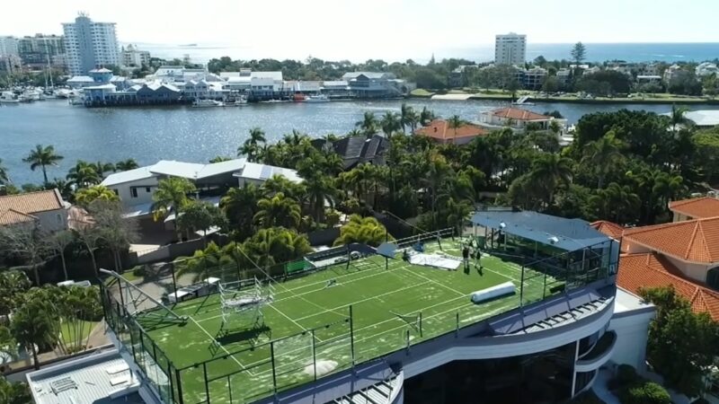 Rooftop Tennis Court