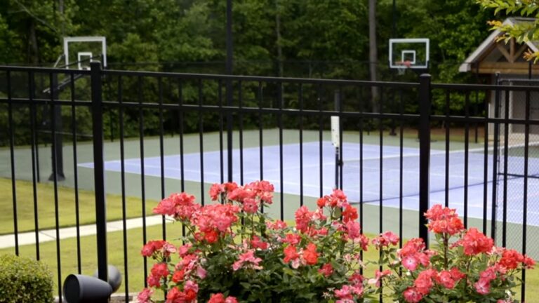 Backyard Tennis Court