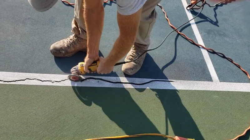 Tennis Court Repairing