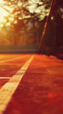 Clay Tennis Court Mobile Wallpaper